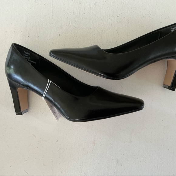 VINTAGE NEW BLACK HEELS 7 W - Picture 12 of 12